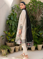 Iris By Jazmin Eid Spring Embroidered Lawn 3 Piece Unstitched Suit JZ24I D8